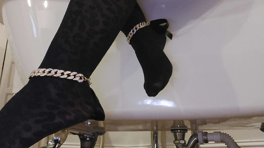 Bling Link Anklet Set image 2